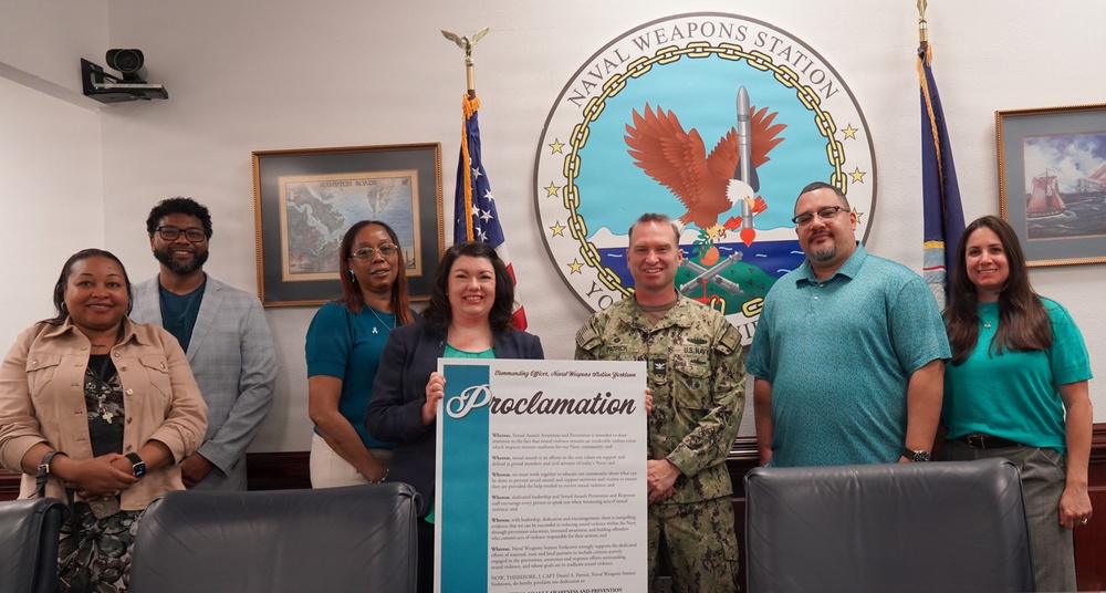 A United Front: Installation leadership and Fleet &amp; Family Support Center kick off a Month of Awareness at Weapons Station Yorktown
