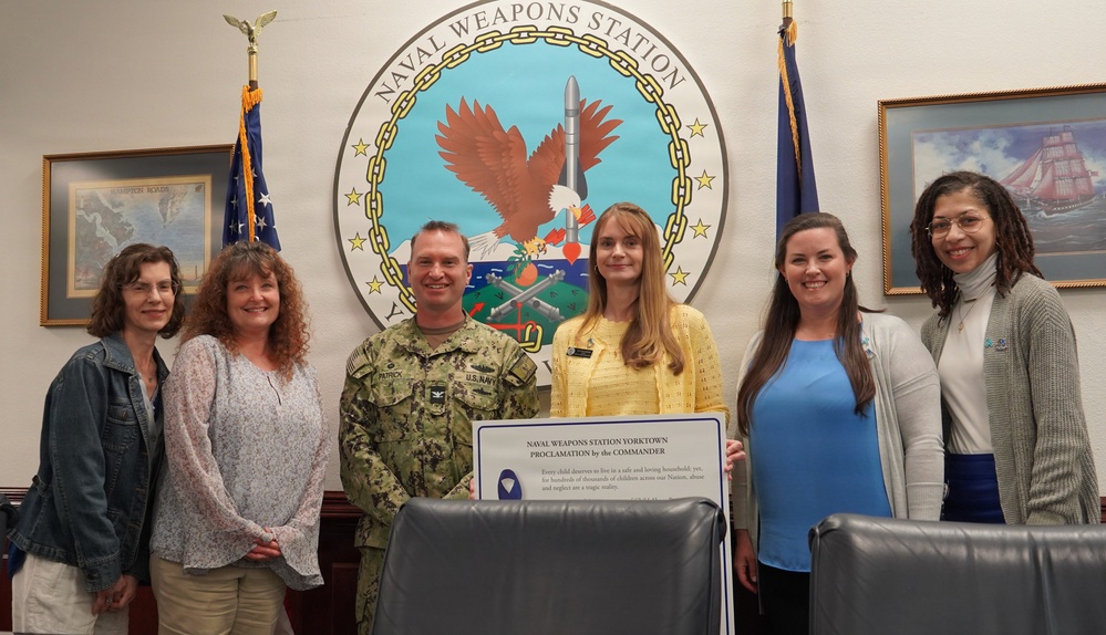 A United Front: Installation leadership and Fleet &amp; Family Support Center kick off a Month of Awareness at Weapons Station Yorktown