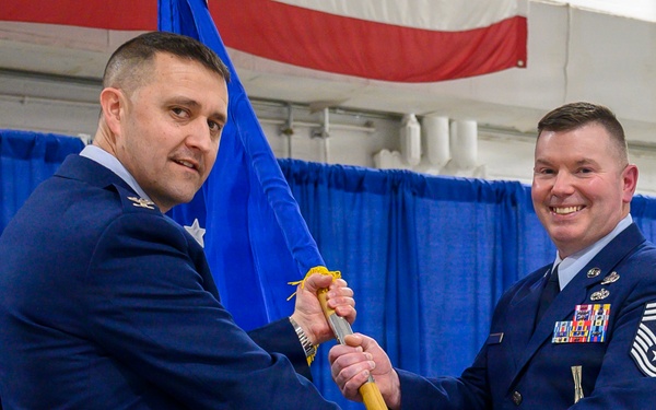 174th Attack Wing holds command chief change of responsibility ceremony