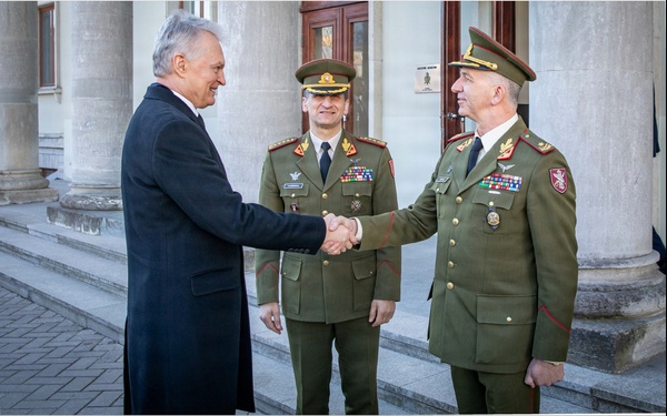 President Nausėda affirms ironclad U.S.-Lithuania defense ties