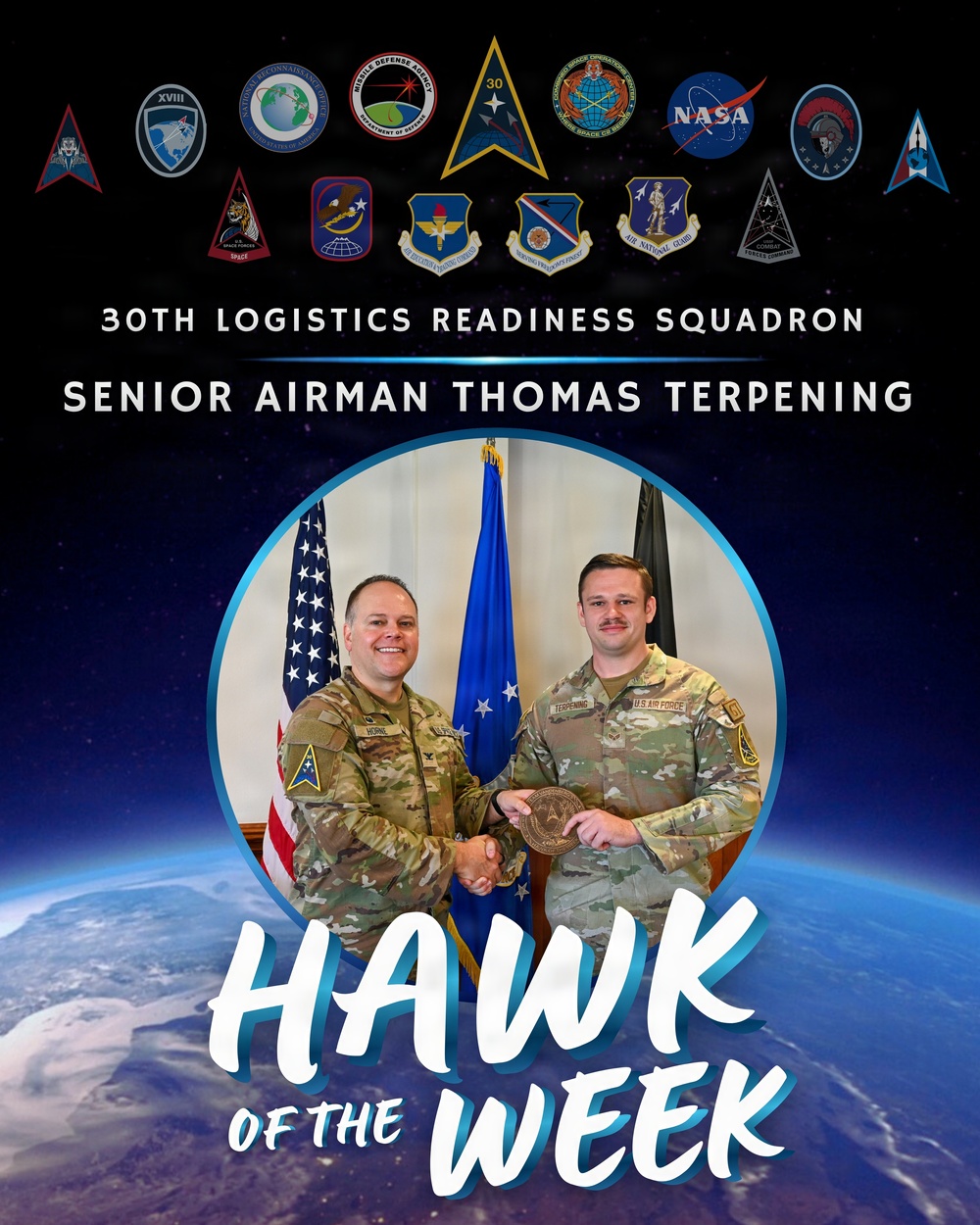 Vandenberg's Hawk of the Week Awards on April 8