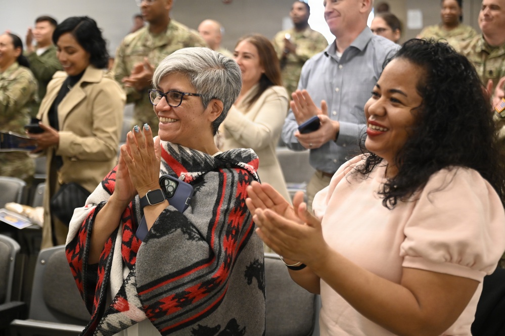 U.S. Army Master Sgt. Rocio J. Reynoso Portal promotion