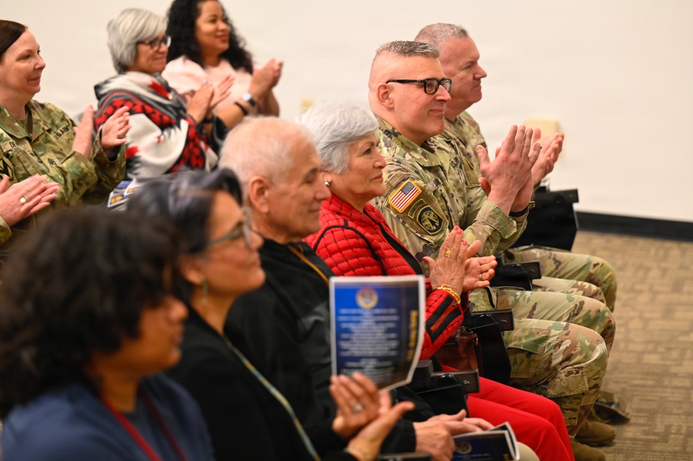 U.S. Army Master Sgt. Rocio J. Reynoso Portal promotion