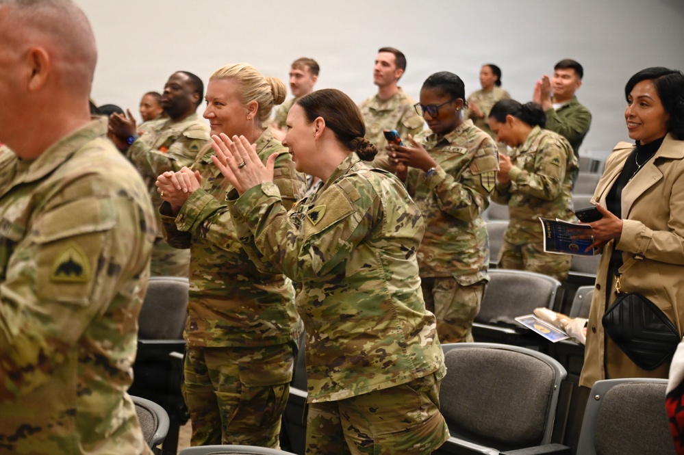 U.S. Army Master Sgt. Rocio J. Reynoso Portal promotion