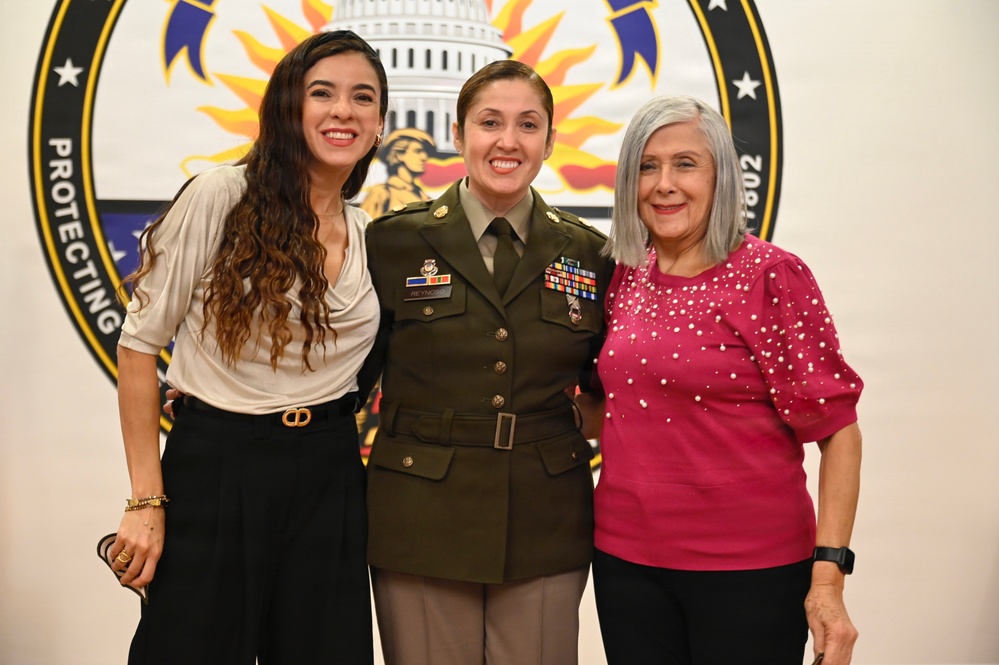 U.S. Army Master Sgt. Rocio J. Reynoso Portal promotion