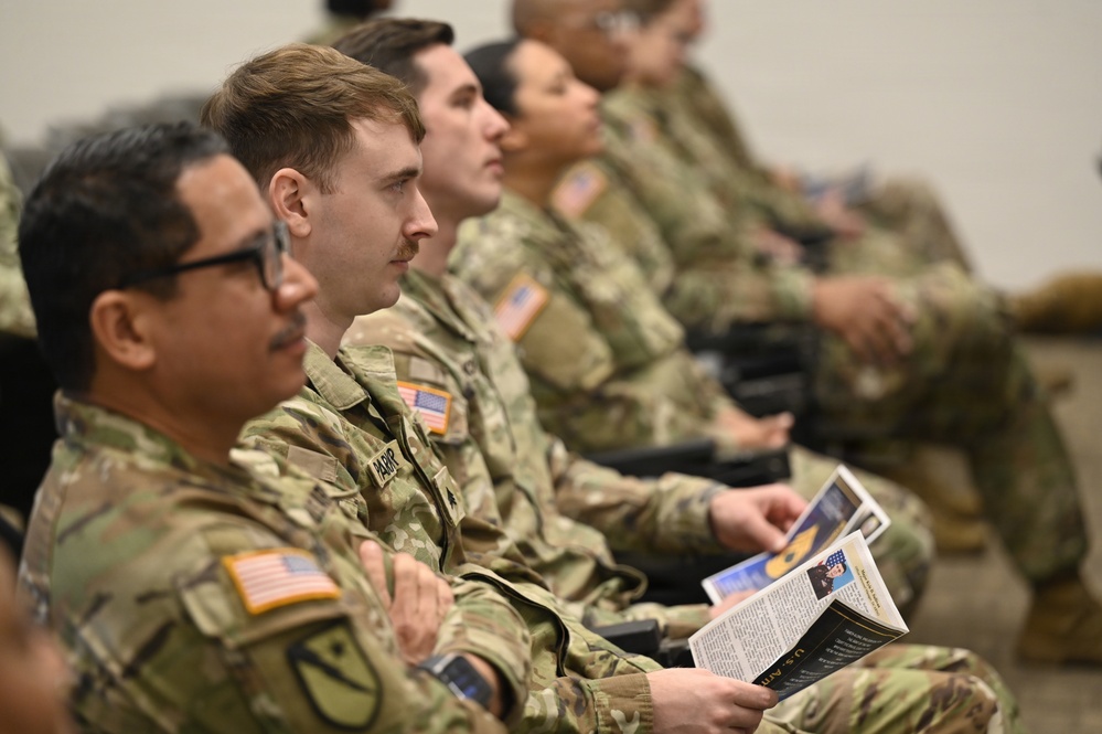 U.S. Army Master Sgt. Rocio J. Reynoso Portal promotion