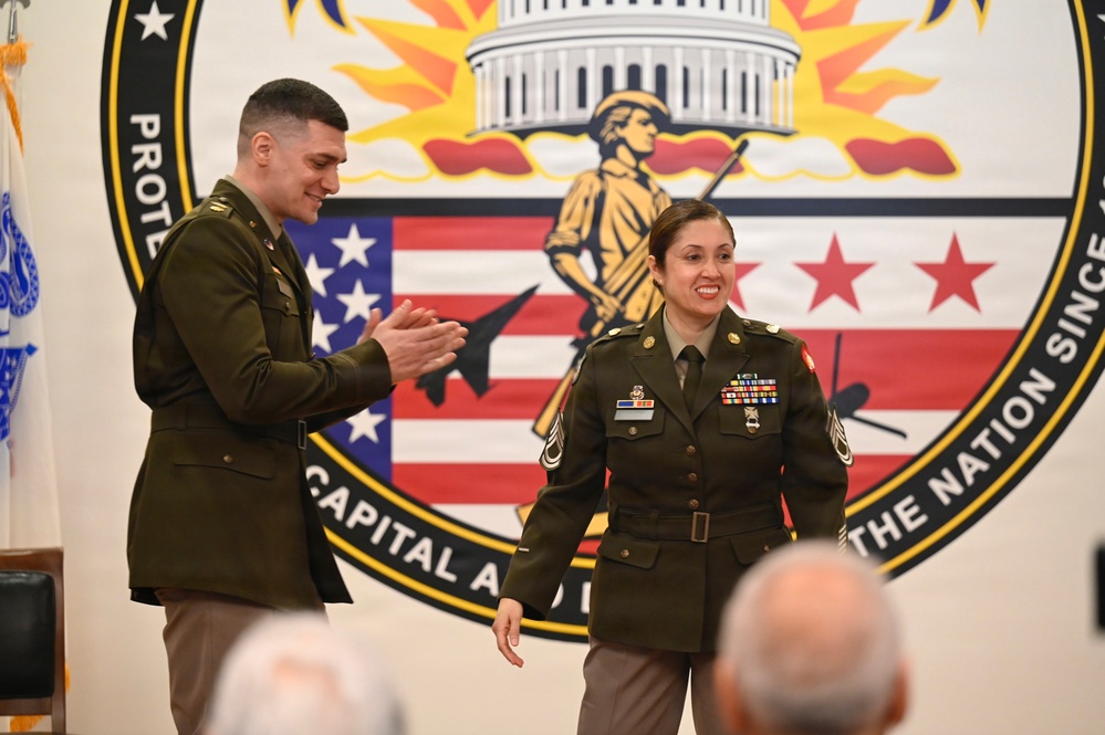 U.S. Army Master Sgt. Rocio J. Reynoso Portal promotion