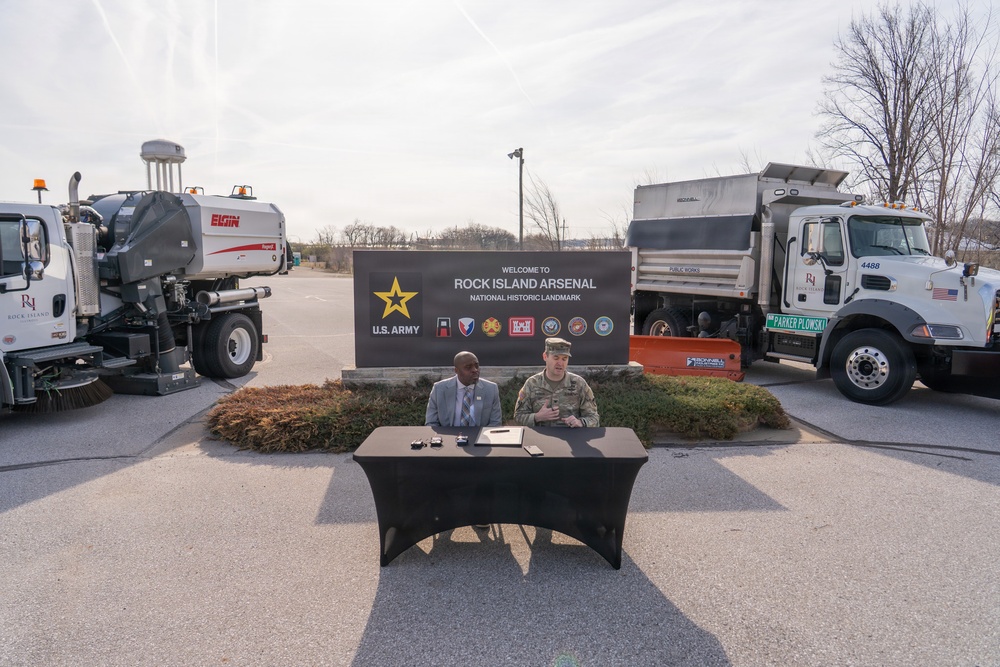 Rock Island and Arsenal Solidify Partnership with Service Agreement