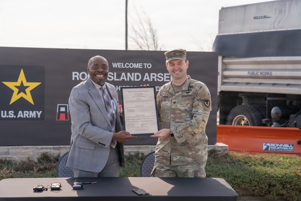 Rock Island and Arsenal Solidify Partnership with Service Agreement