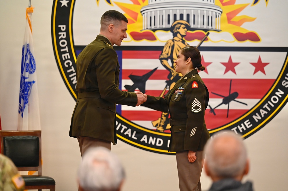 U.S. Army Master Sgt. Rocio J. Reynoso Portal promotion