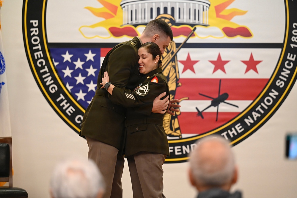 U.S. Army Master Sgt. Rocio J. Reynoso Portal promotion