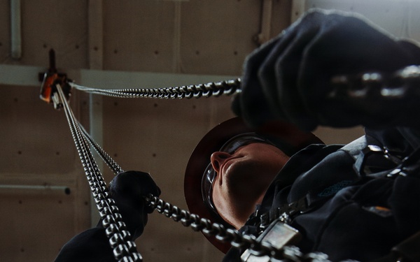 Ronald Reagan Sailors and PSNS Workers Prepare the Ship for the Fight
