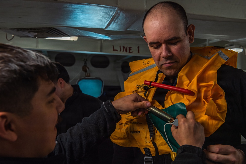 Ronald Reagan Sailors and PSNS Workers Prepare the Ship for the Fight