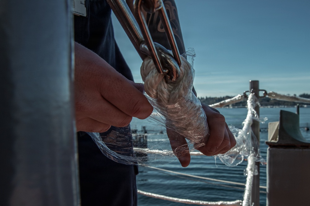 Ronald Reagan Sailors and PSNS Workers Prepare the Ship for the Fight