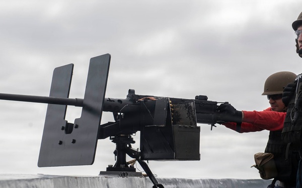 USS John P. Murtha conducts live-fire gunnery exercise