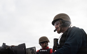 USS John P. Murtha conducts live-fire gunnery exercise