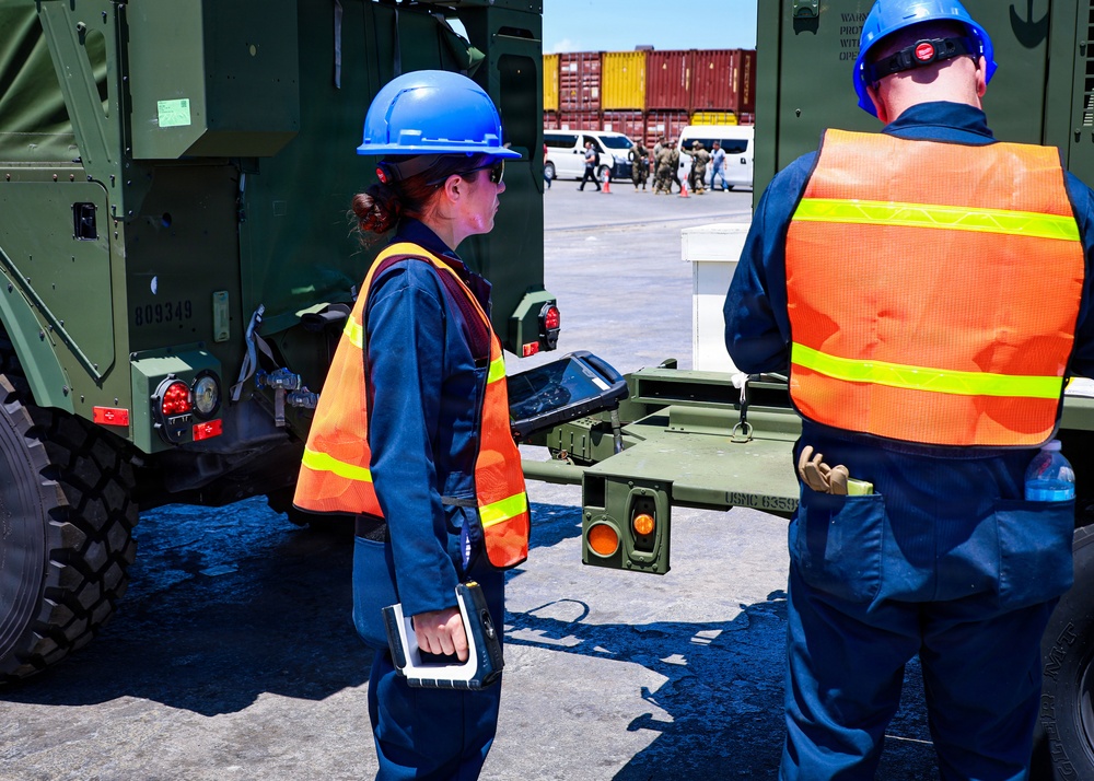 Blount Island Command Team Supports First-Ever MPF Offload in Mindanao