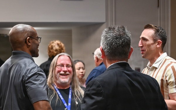 Civilian and uniformed Airmen attend annual SDFM Sequoyah Chapter Financial Management Professional Development Training Workshop at Tinker Air Force Base, Okla.,