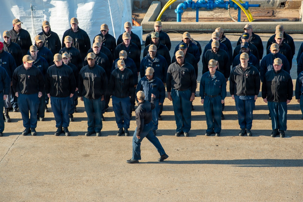 USS Harvey C. Barnum Jr. (DDG 124) daily operations