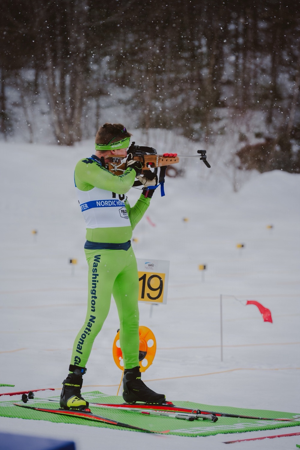 Washington National Guard Athletes Showcase Skill at Eastern Biathlon Invitational
