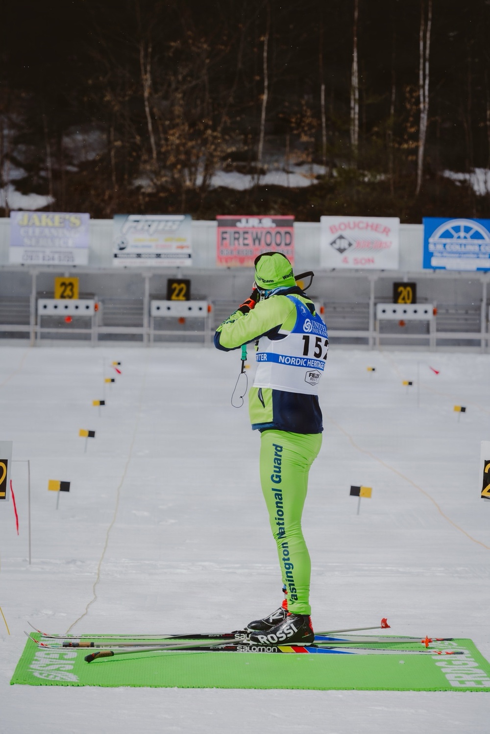 Washington National Guard Athletes Showcase Skill at Eastern Biathlon Invitational