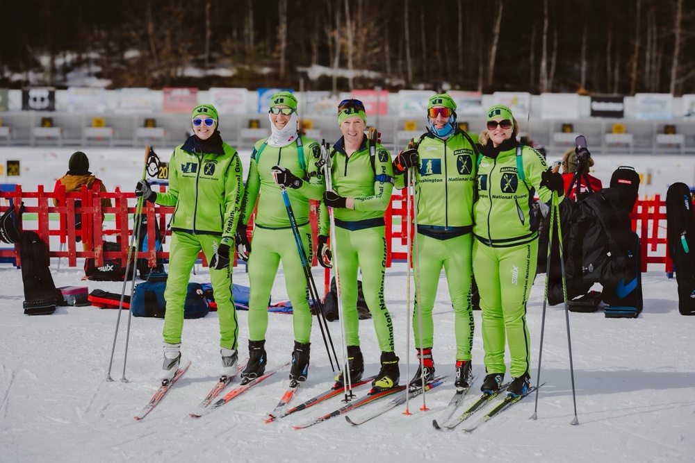 Washington National Guard Athletes Showcase Skill at Eastern Biathlon Invitational