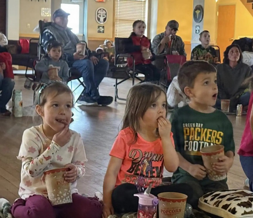 Fort McCoy family members gather for 2026 MOMC Family Movie Night event