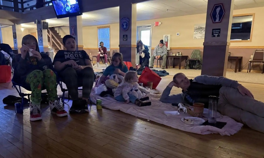 Fort McCoy family members gather for 2026 MOMC Family Movie Night event