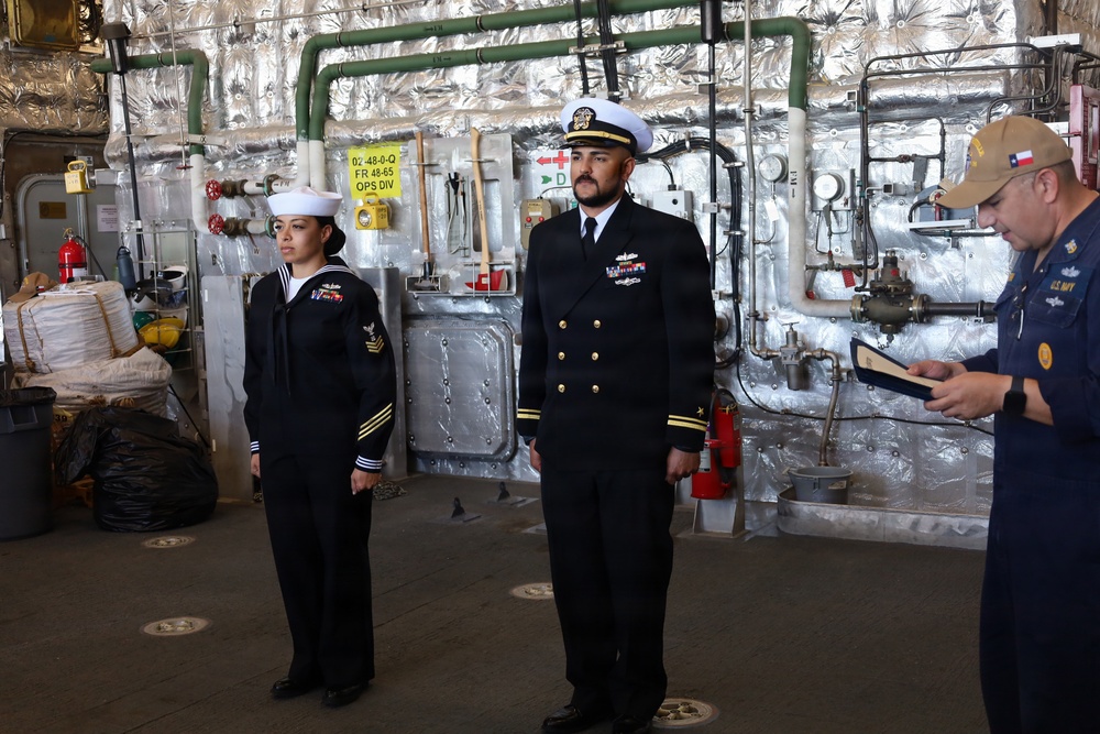 BM1 Keil was discharged from the Navy