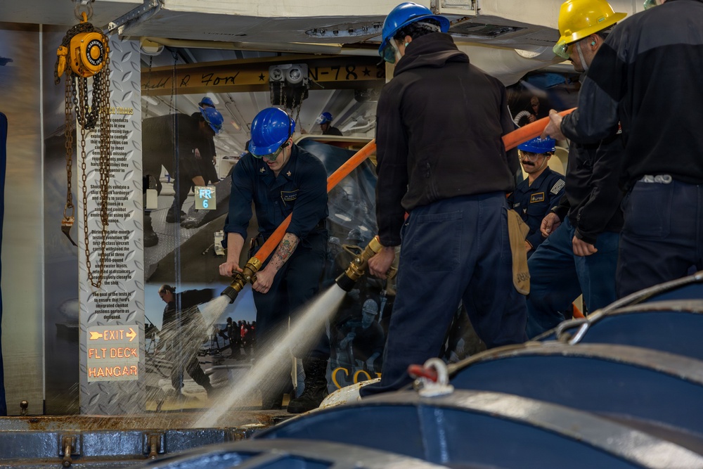 USS Gerald R. Ford (CVN 78) Departs Split, Croatia
