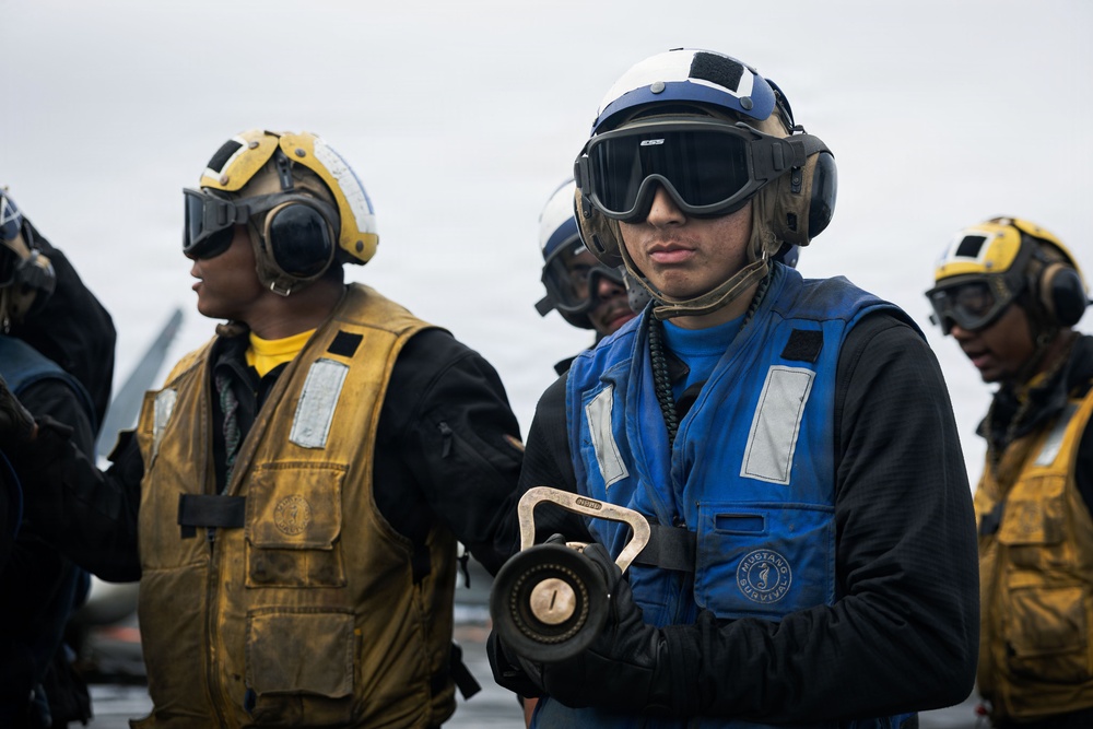 USS Gerald R. Ford (CVN 78) Firefighting Drill