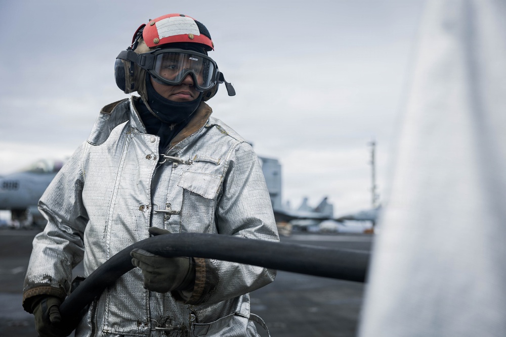 USS Gerald R. Ford (CVN 78) Firefighting Drill