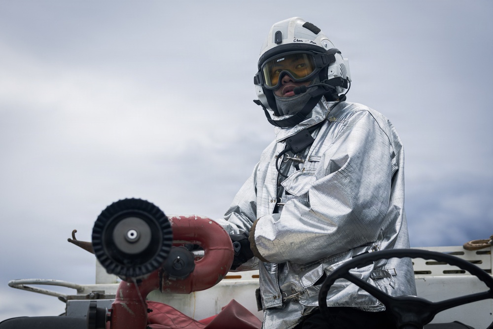 USS Gerald R. Ford (CVN 78) Firefighting Drill