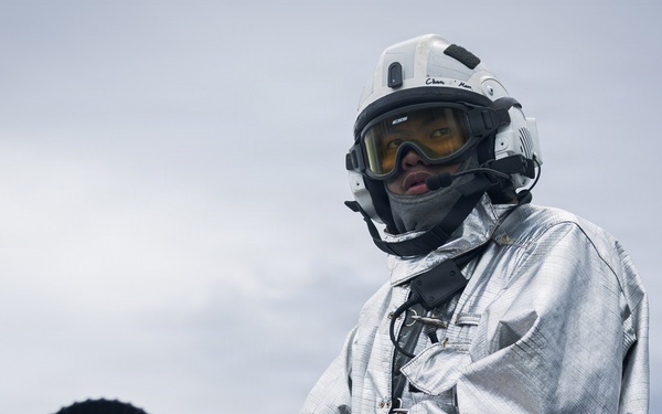 USS Gerald R. Ford (CVN 78) Firefighting Drill