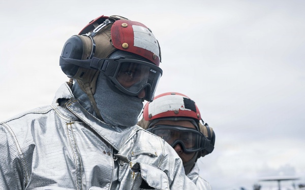USS Gerald R. Ford (CVN 78) Firefighting Drill