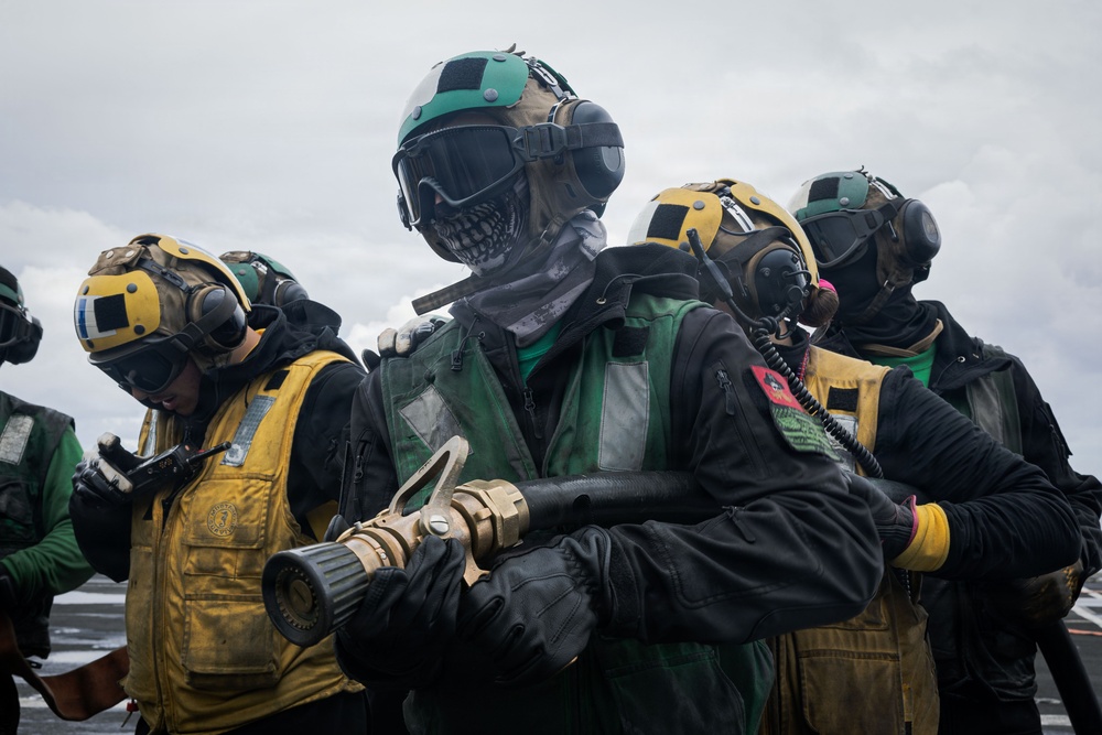USS Gerald R. Ford (CVN 78) Firefighting Drill