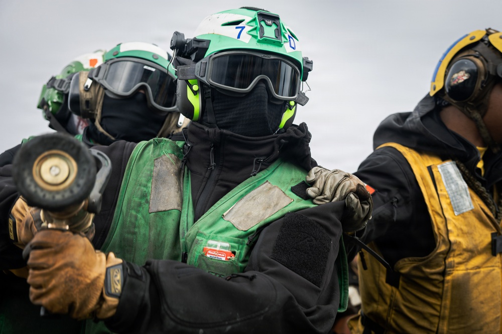 USS Gerald R. Ford (CVN 78) Firefighting Drill