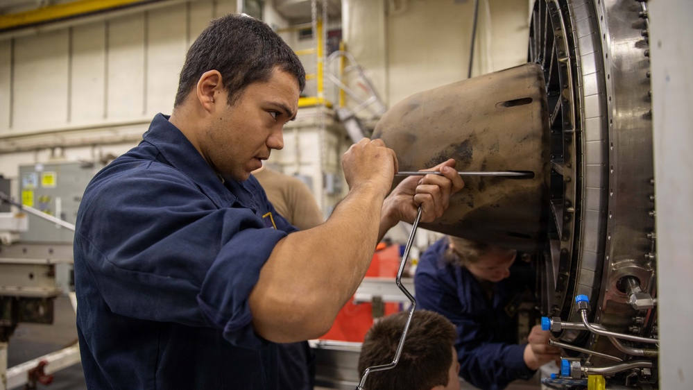 USS Gerald R. Ford (CVN 78) Routine Maintenance