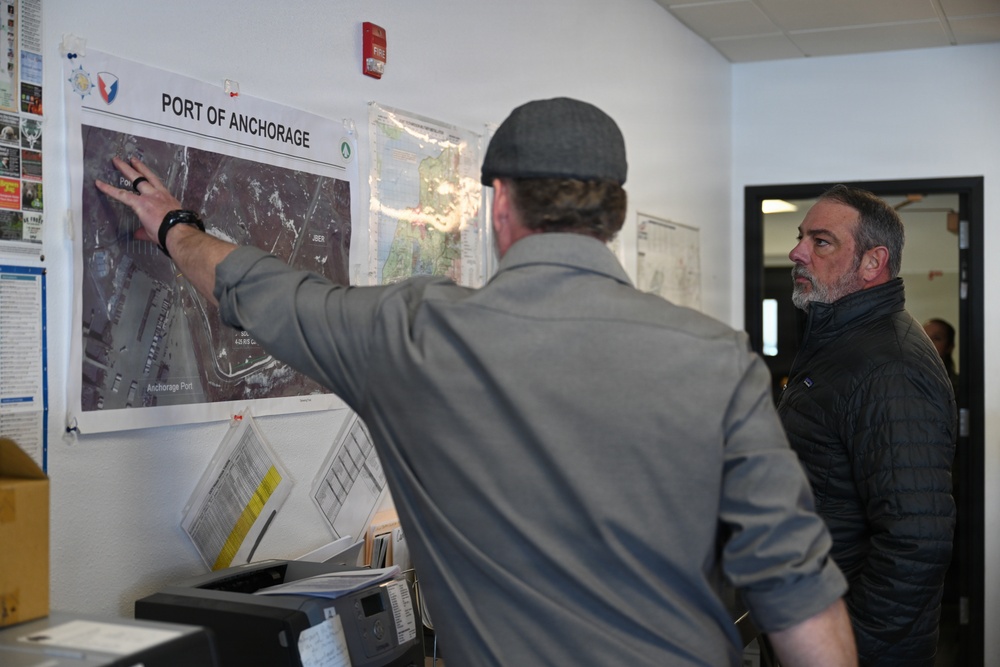 Don Young Port of Alaska Director tours JBER