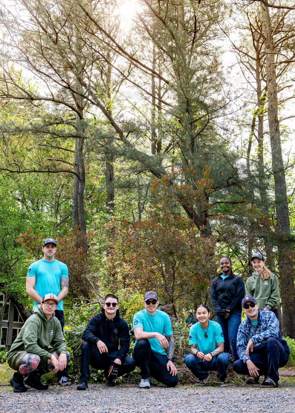 Serving the Community, Caring for the Earth: F-22 Demo Team Volunteers at Sandy Bottom Nature Park