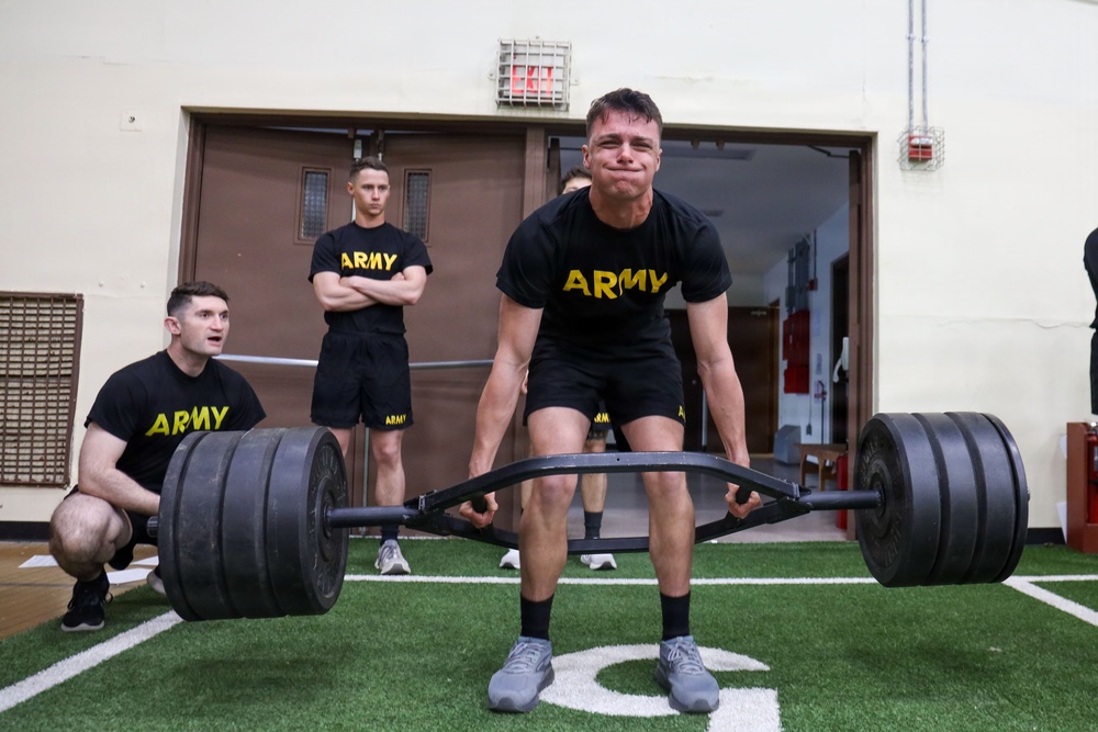 Military police bring strength to day one