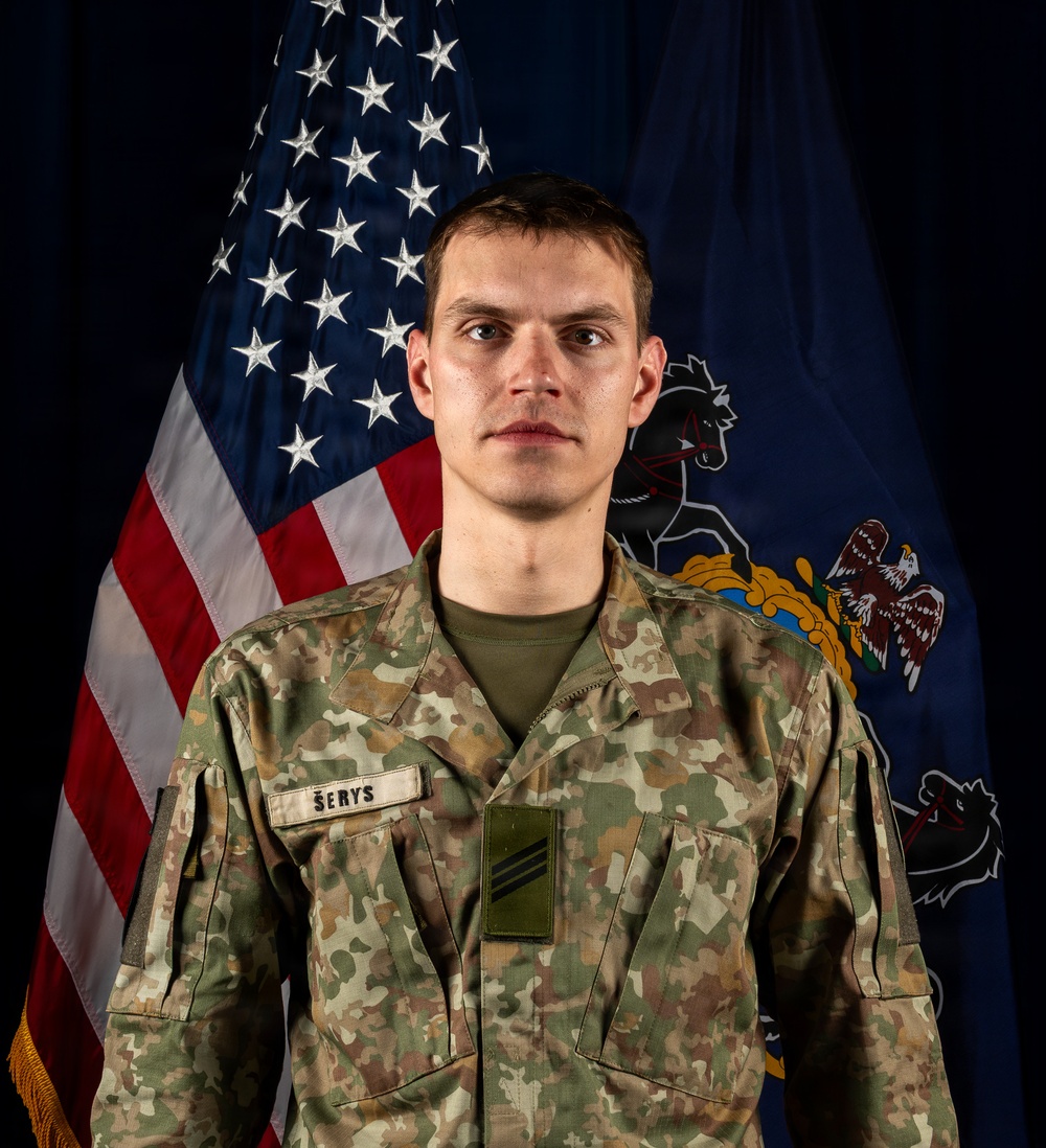 PAARNG Best Warrior Competition 2026 Competitor Portraits