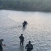 U.S. Border Patrol agents, Texas state troopers, and U.S. Army soldiers assigned to JTF-SB rescue three Illegal aliens attempting to cross the U.S southern border.
