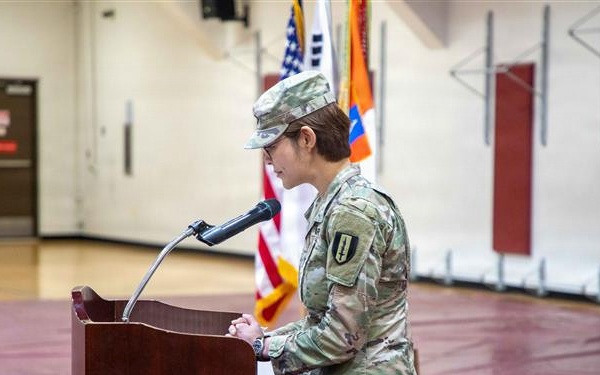 HHC, 1st Signal Brigade holds Change of Responsibility Ceremony.