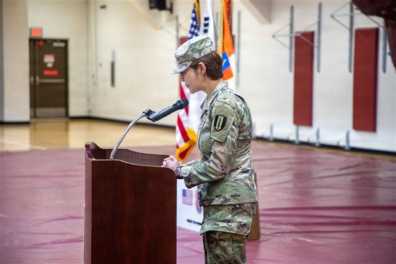 HHC, 1st Signal Brigade holds Change of Responsibility Ceremony.