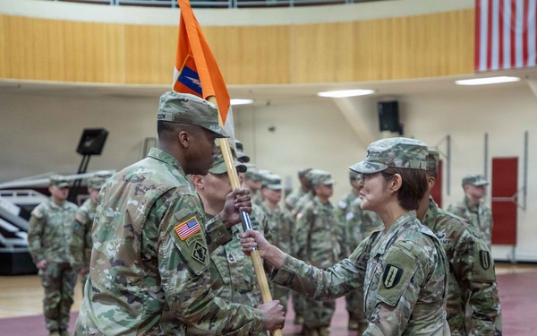 HHC, 1st Signal Brigade holds Change of Responsibility Ceremony.
