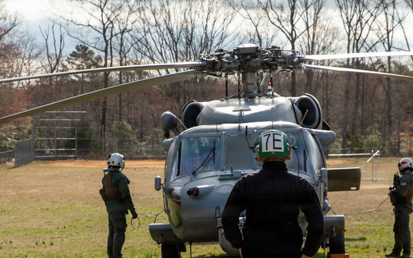 VX-1 visits Esperanza Middle School for career day