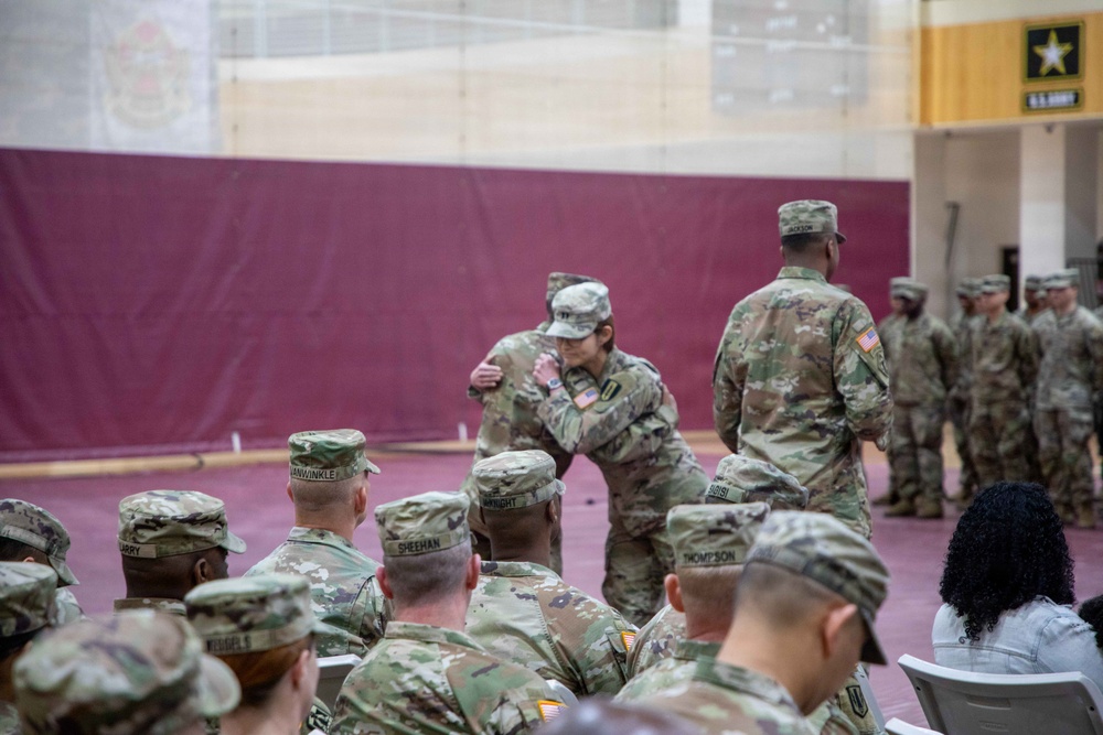 HHC, 1st Signal Brigade holds Change of Responsibility Ceremony.