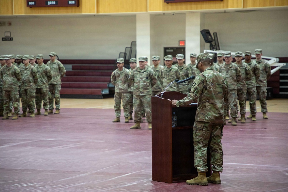 HHC, 1st Signal Brigade holds Change of Responsibility Ceremony.