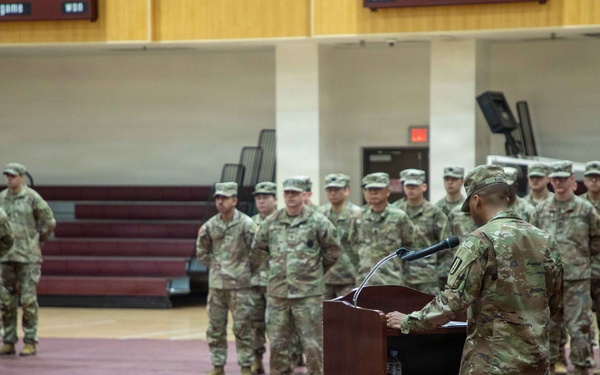 HHC, 1st Signal Brigade holds Change of Responsibility Ceremony.